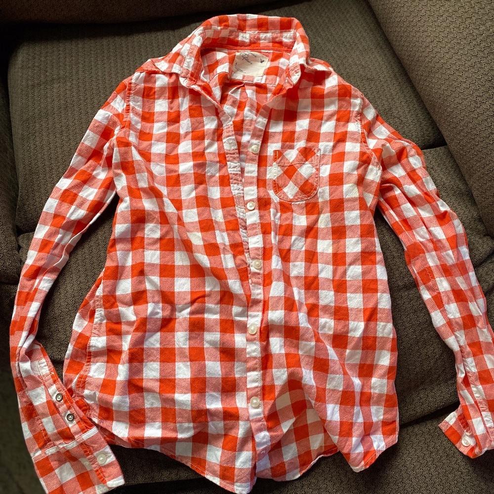 AE Orange Flannel